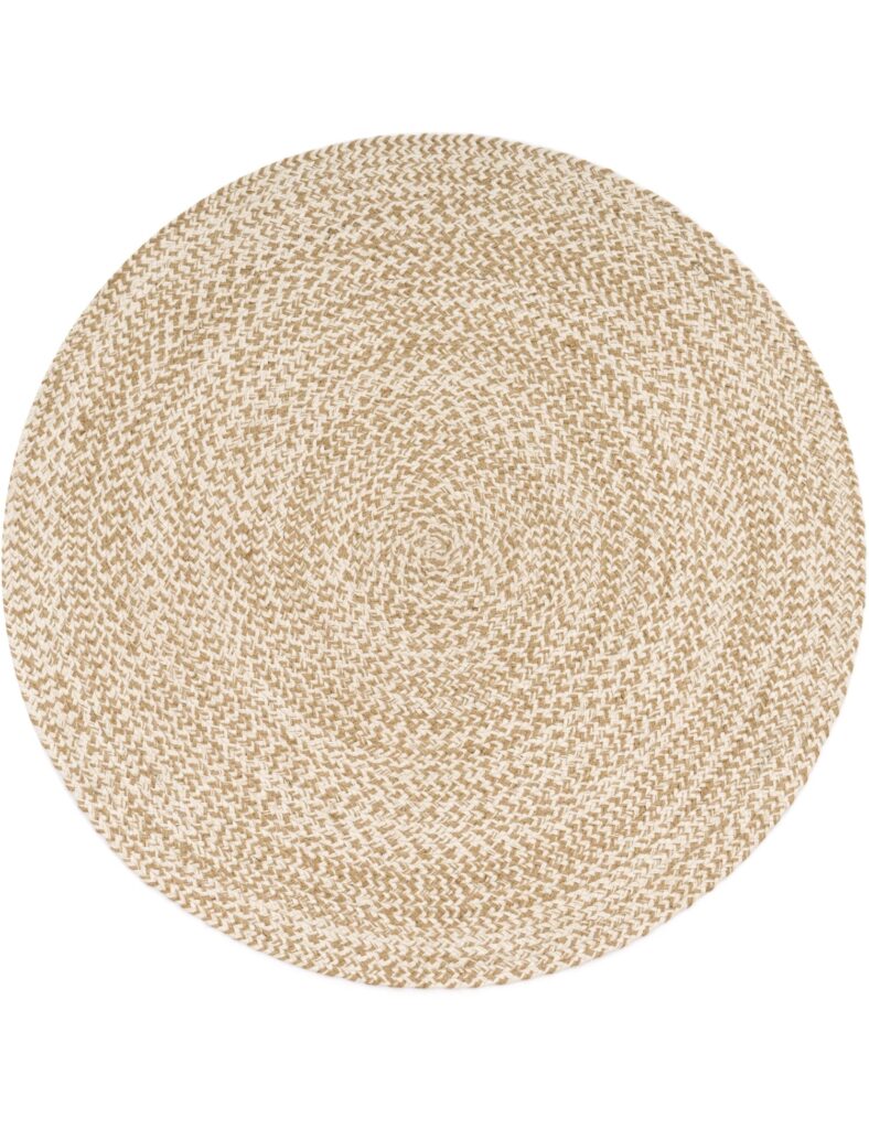 Dywan z juty Vibora beżowy 80 cm okrągły