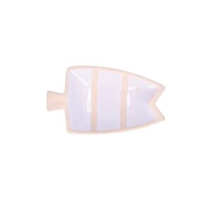 Rituali Domestici Pelagicoillogico Talerz ryba biały 23 x 14 x 4.5 cm
