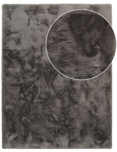 Dywanik futrzany Fluffy_deluxe antracyt 60×100 cm
