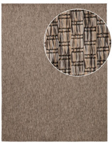 Dywan wewnętrzny i zewnętrzny Venezia taupe 200 cm kwadratowy
