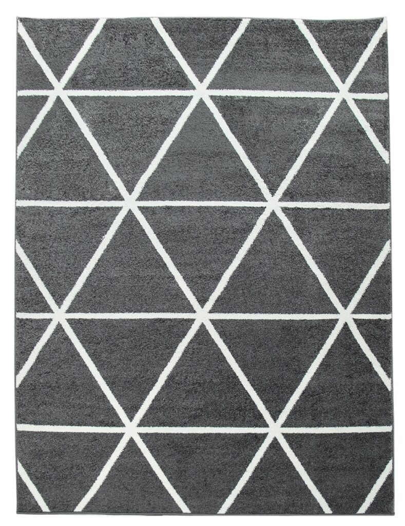 Nowoczesny dywan Bella antracyt 60×100 cm
