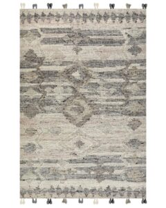 Dywan ARATASHEN Szary 200 x 300 cm Kilim Wełna
