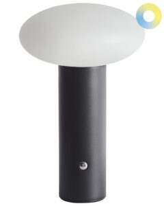 Bezprzewodowa lampa stołowa LED BUAYAN Ze ściemniaczem Metal Czarny